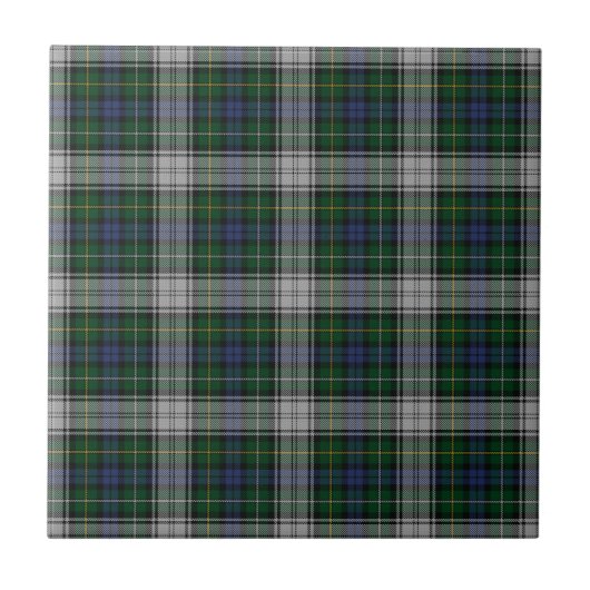 Campbell Dress Clan Hunting Tartan Pset Pattern Tegeltje (Voorkant)