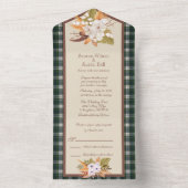 Campbell Dress Modern Scottish Tartan All In One Uitnodiging (Binnen)