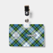 Campbell Dress Tartan Badge (Voorkant met clip)