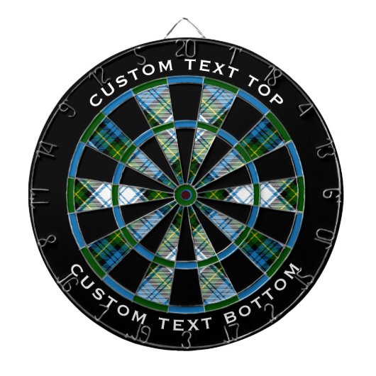 Campbell Dress Tartan Dartbord (Voorkant)