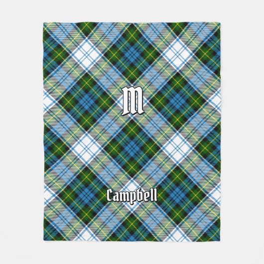Campbell Dress Tartan Fleece Deken (Voorkant)