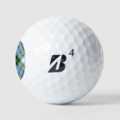 Campbell Dress Tartan Golfballen (Logo)
