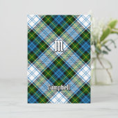 Campbell Dress Tartan Kaart (Staand voorkant)