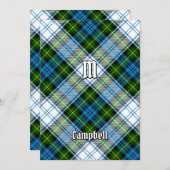 Campbell Dress Tartan Kaart (Voorkant / Achterkant)