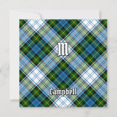 Campbell Dress Tartan Kaart (Voorkant)