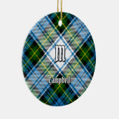 Campbell Dress Tartan Keramisch Ornament (Rechts)