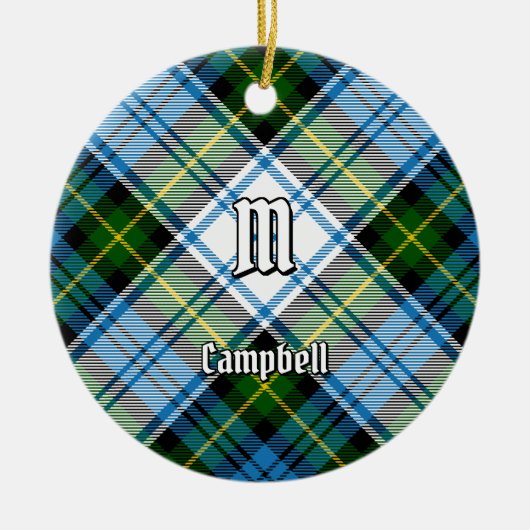 Campbell Dress Tartan Keramisch Ornament (Voorkant)