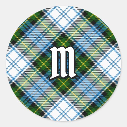 Campbell Dress Tartan Ronde Sticker (Voorkant)
