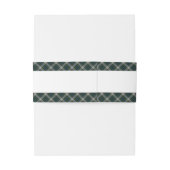 Campbell Dress Tartan Schots geruite patroon Uitnodigingen Wikkel (Achterkant Voorbeeld)