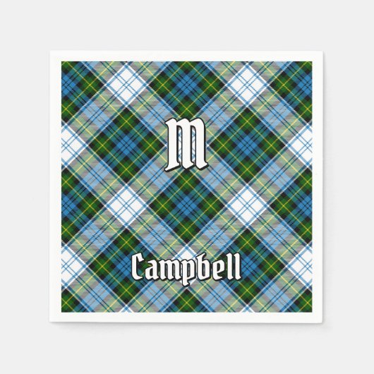 Campbell Dress Tartan Servet (Voorkant)