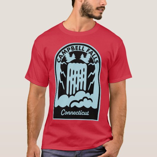 Campbell Falls Connecticut T-shirt (Voorkant)