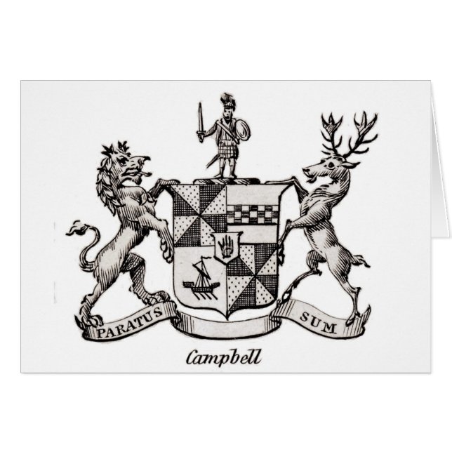 CAMPBELL FAMILIE CREST (Voorkant Horizontaal)