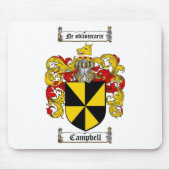 CAMPBELL FAMILIE CREST - CAMPBELL COAT VAN WAPENS MUISMAT (Voorkant)