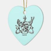 CAMPBELL FAMILIE CREST KERAMISCH ORNAMENT (Links)