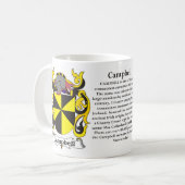 Campbell Family Coat of Arms Mok (Voorkant links)