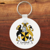 Campbell Family Crest Sleutelhanger (Voorkant)