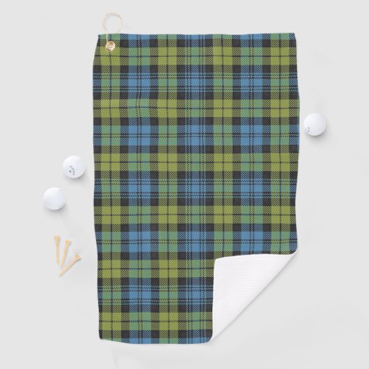 Campbell Family Scottish Tartan Golfhanddoek (Insitu)