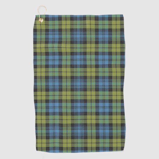Campbell Family Scottish Tartan Golfhanddoek (Voorkant)