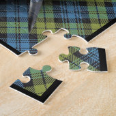 Campbell Family Scottish Tartan Swords and Shield Legpuzzel (Zijkant)