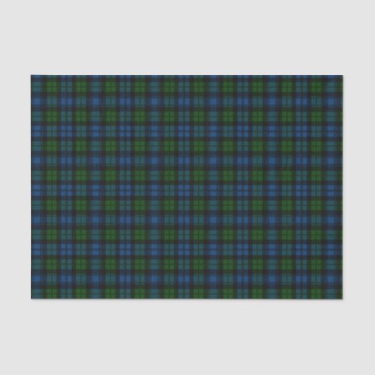 Campbell Family Tartan Patroon Tissuepapier (Voorkant)
