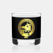 Campbell Gold Clan Badge Whisky Glas (Achterkant)