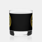 Campbell Gold Clan Badge Whisky Glas (Rechts)