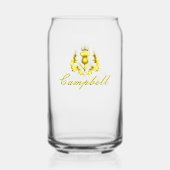 Campbell Gold gekroond distel Blikvorm Glas (Voorkant)