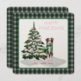 Campbell Jurk Modern Tartan Happy Pawholidays Hond