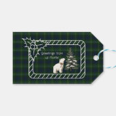 Campbell Louden Moderne Schotse Clan Tartan Cadeaulabel (Voorkant (Horizontaal))