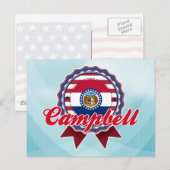 Campbell, MO Briefkaart (Voorkant / Achterkant)