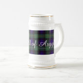 Campbell of Argyll clan Pset Scottish tartan Bierpul (Voorkant rechts)