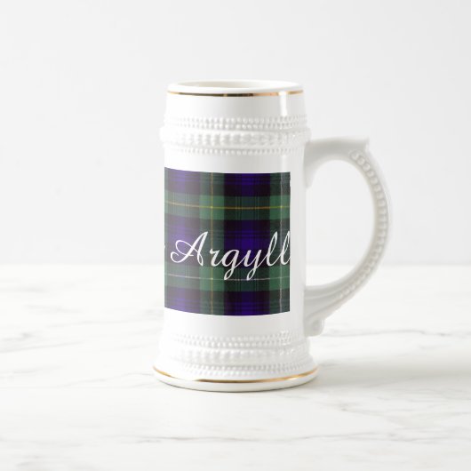 Campbell of Argyll clan Pset Scottish tartan Bierpul (Rechts)