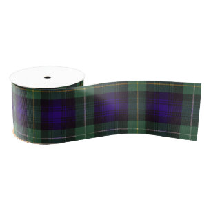 Campbell of Argyll clan Pset Scottish tartan Grosgrain Lint