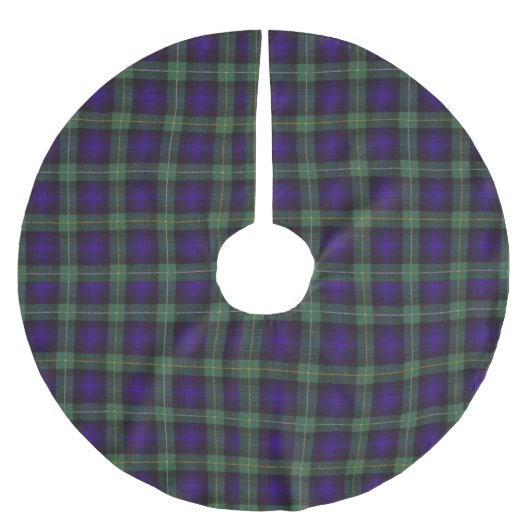 Campbell of Argyll clan Pset Scottish tartan Kerstboom Rok (Voorkant)
