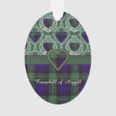 Campbell of Argyll clan Pset Scottish tartan Ornament (voorkant)