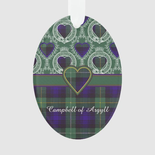 Campbell of Argyll clan Pset Scottish tartan Ornament (voorkant)