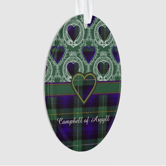 Campbell of Argyll clan Pset Scottish tartan Ornament (voorkant)