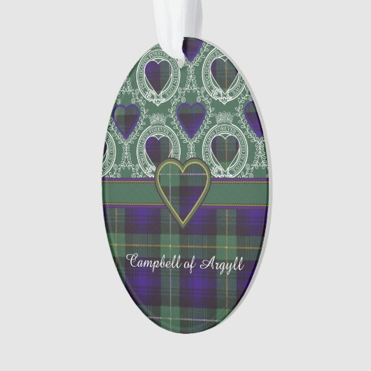 Campbell of Argyll clan Pset Scottish tartan Ornament (voorkant)
