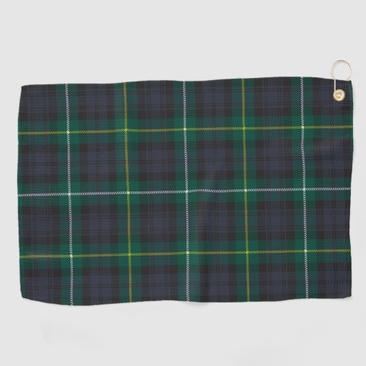 Campbell of Argyll Modern Tartan Pattern Golfhanddoek (Horizontaal)