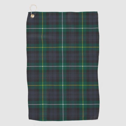 Campbell of Argyll Modern Tartan Pattern Golfhanddoek (Voorkant)