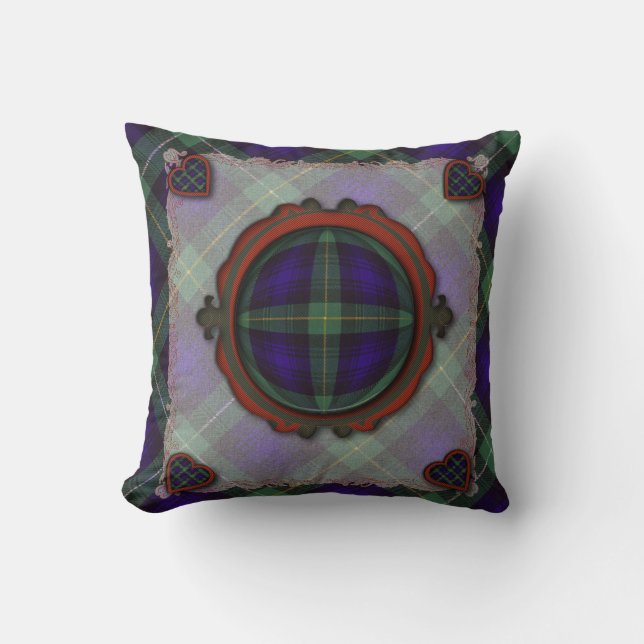 Campbell of Argyll Scottish clan tartan - Pset Kussen (Voorkant)