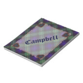 Campbell of Argyll Scottish clan tartan - Pset Notitieblok (Linkerzijde)