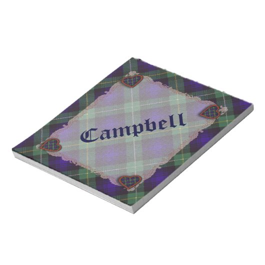 Campbell of Argyll Scottish clan tartan - Pset Notitieblok (Linkerzijde)
