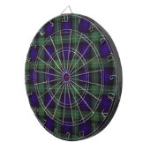 Campbell of Argyll Scottish Tartan Dartbord (Voorkant Rechts)