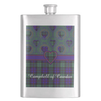 Campbell of Cawdor clan Pset Scottish tartan Flacon