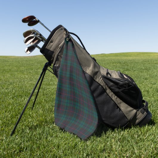 Campbell of Cawdor Modern Tartan Pattern Golfhanddoek (Groen)
