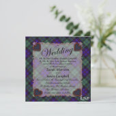 Campbell of Cawdor Scottish clan tartan - Pset Kaart (Staand voorkant)