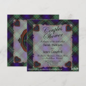 Campbell of Cawdor tartan Pset - Couples douche Kaart (Voorkant / Achterkant)