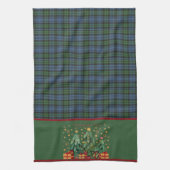 Campbell Oude Originele Tartan Kerstmis Theedoek (Verticaal)