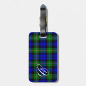 Campbell Pset Tartan Bagagelabel (Achterkant verticaal)